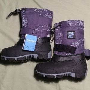 Storm Kidz Cold Weather Snow Boot 3101 Gray\Black